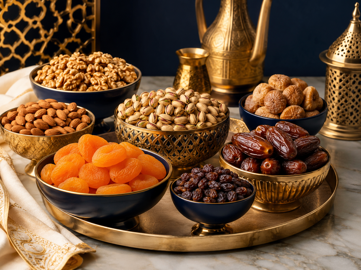 Dried fruits and nuts